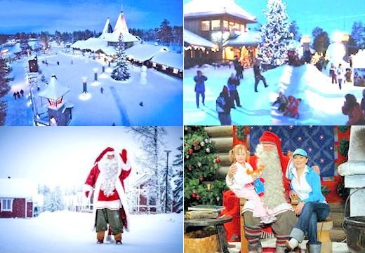 hôtels chalets village du père noël Laponie Finlande hébergement 2024 2025 2026